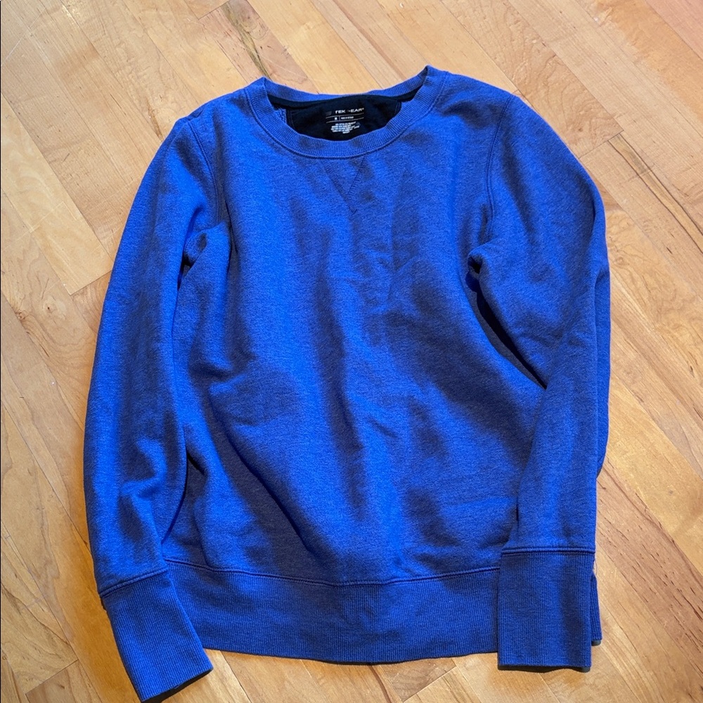Classic Crewneck Women's Sweater in Blue